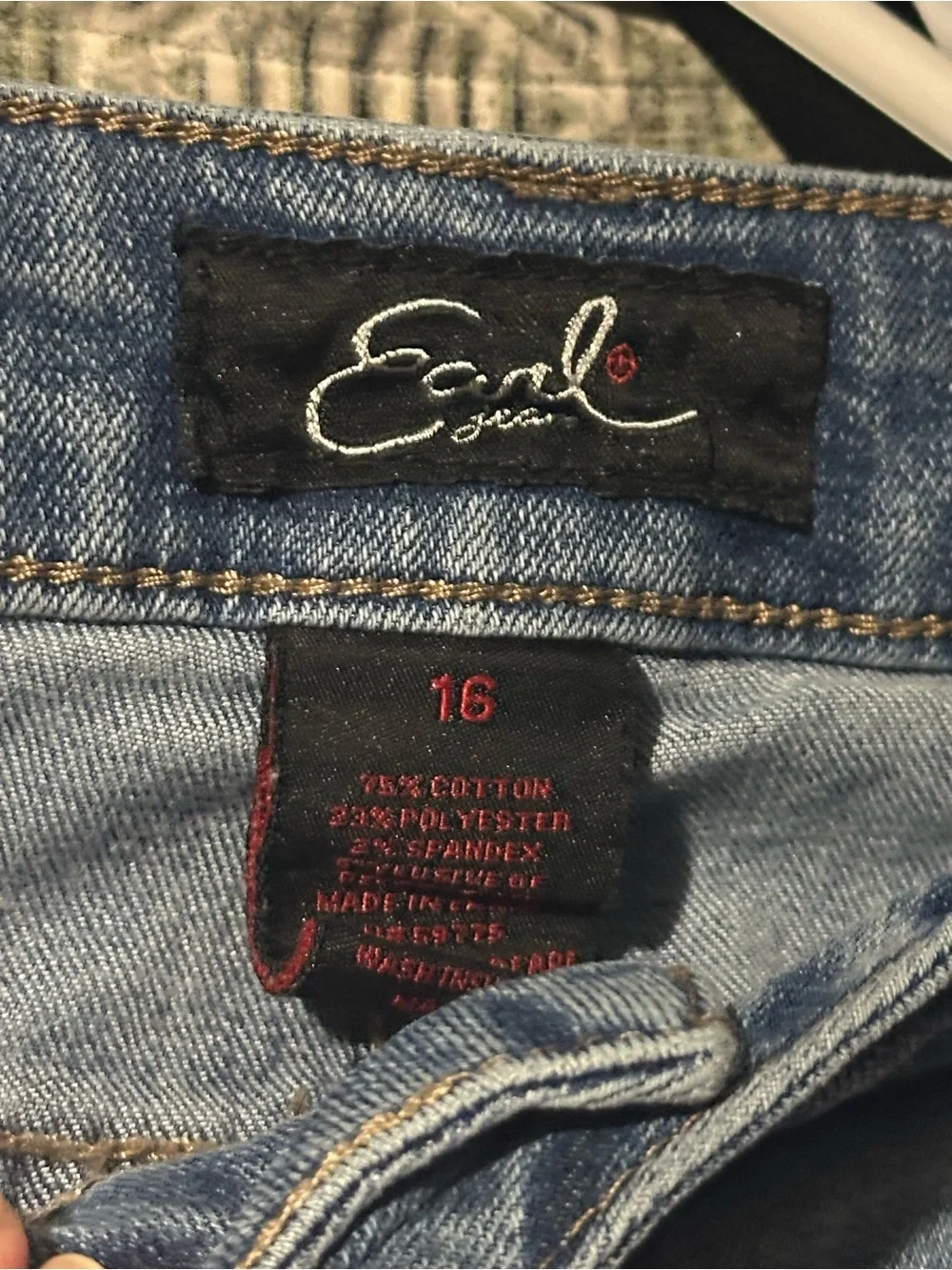 Embroidered Earl Jeans 16
